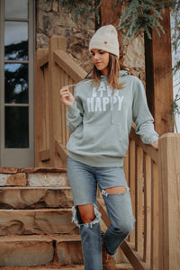 Live Happy Tree Sweatshirt - Live By Nature Boutique