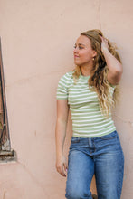 Load image into Gallery viewer, Stripe Fitted Tee - Live By Nature Boutique