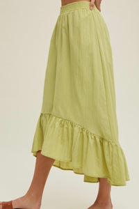 Lime Skirt - Live By Nature Boutique