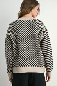 Check Sweater - Live By Nature Boutique