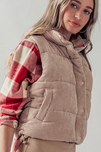 Corduroy Vest - Live By Nature Boutique