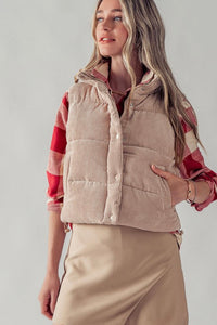 Corduroy Vest - Live By Nature Boutique