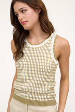 Load image into Gallery viewer, Knit Olive Tank