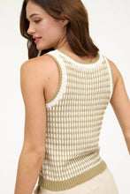 Load image into Gallery viewer, Knit Olive Tank