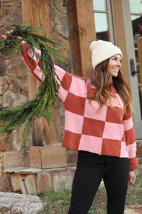 Check Sweater - Live By Nature Boutique