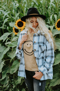 Fuzzy Smile Tee - Live By Nature Boutique