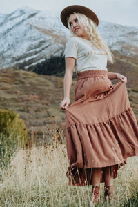 Tiered Maxi Skirt - Live By Nature Boutique