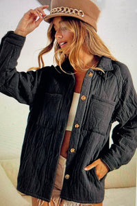 Quilted Shacket - Live By Nature Boutique