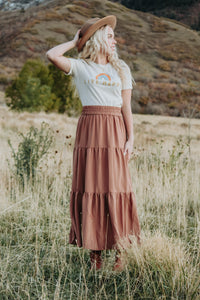 Tiered Maxi Skirt - Live By Nature Boutique