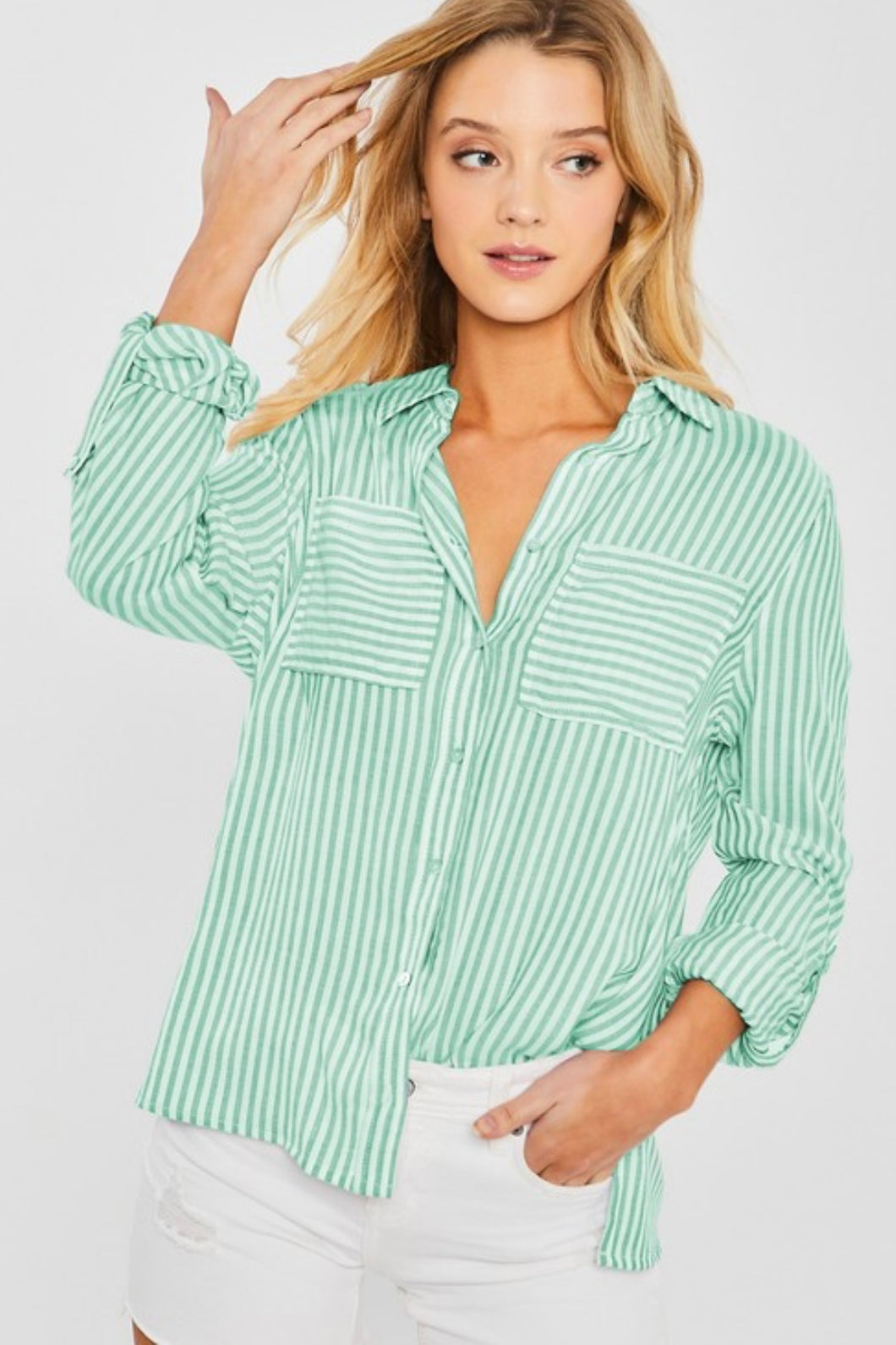 Lucky Stripe Shirt - Live By Nature Boutique