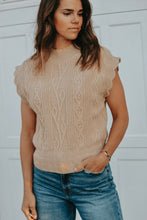 Load image into Gallery viewer, Taupe Sweater Vest - Live By Nature Boutique