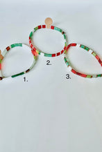 Load image into Gallery viewer, Christmas Tila Bracelet - Live By Nature Boutique