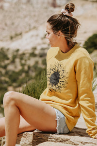 Sunflower Sweatshirt - Live By Nature Boutique