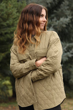 Load image into Gallery viewer, Button Quilted Puffer - Live By Nature Boutique